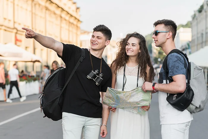 international student travelling